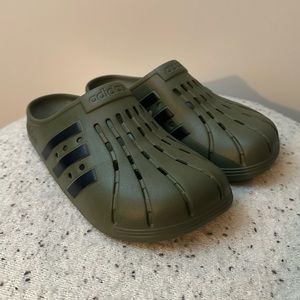 Adidas Adilette Clogs Green